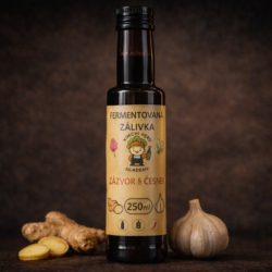 Fermentovaná zálivka : zázvor & česnek 250ml